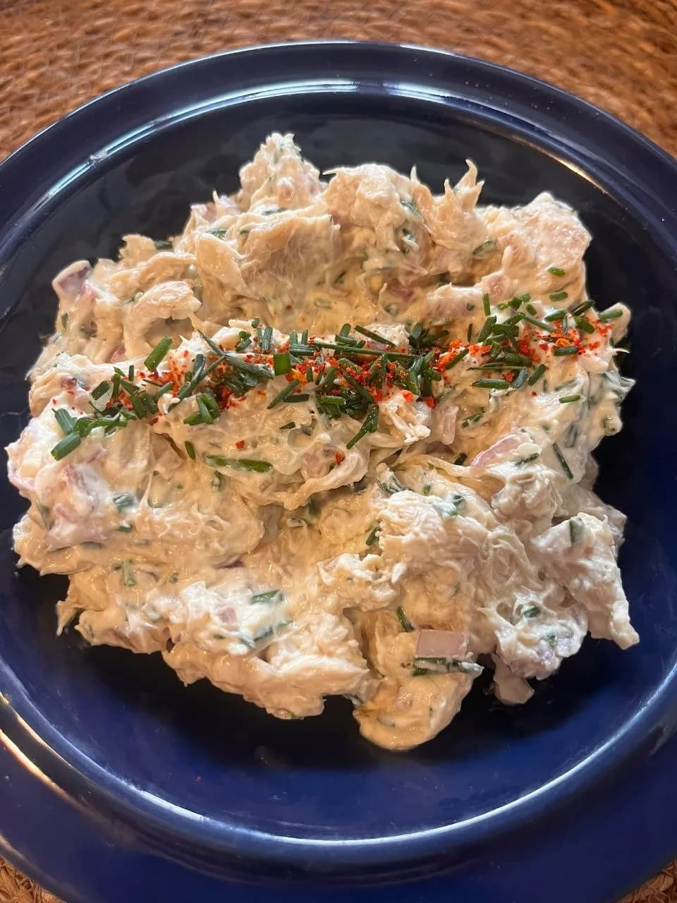 Tartinade apéro de crinière de lion, échalote & ciboulette — recette aux champignons de la ferme