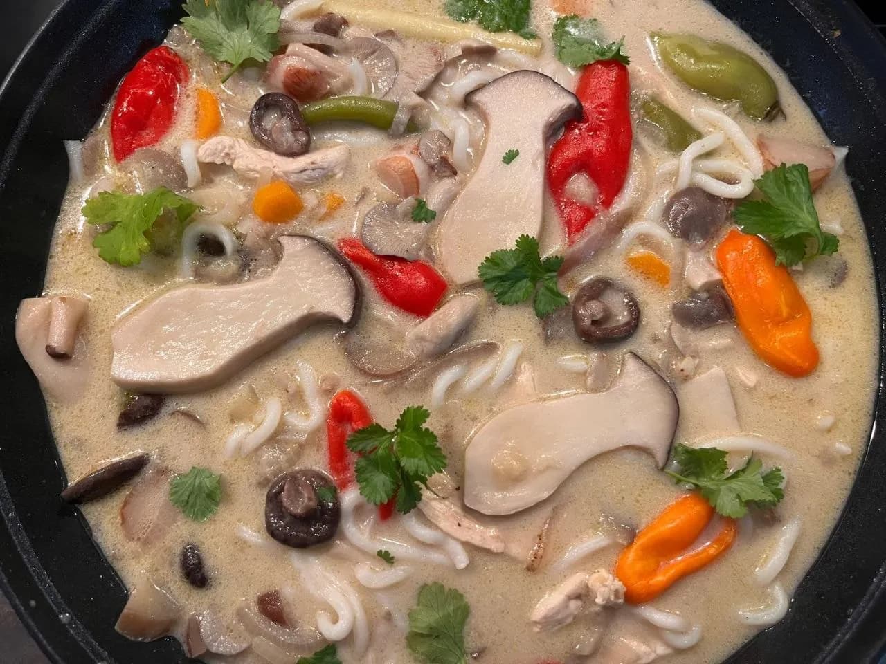 Curry thaï aux champignons — recette aux champignons de la ferme